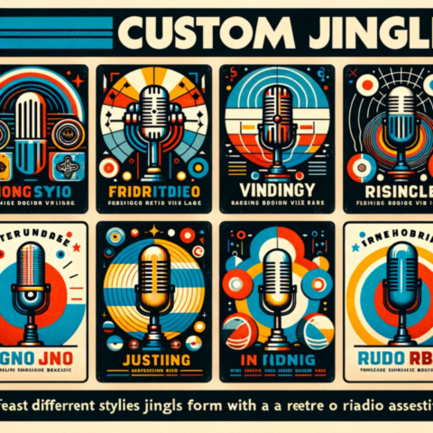 pack 5 jingle radio personnalisés
