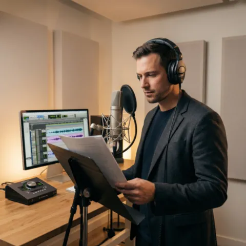 voix off pour jingle max lenient